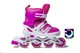 Роликові ковзани дитячі розсувні 34-37 Superpower Pink PU - зображення 2