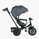 Дитячий триколісний велосипед Best Trike Perfetto інтерактивний надувні колеса сірий зірки 8066 / 107-10 - зображення 2