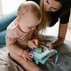 М'яка книжка сенсорна розкладачка для новонароджених BabyOno Морський світ - зображення 5