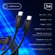 Кабель 3mk Hyper | Thunderbolt | Type-C to Type-C | 240 Вт | 1 м | Черный | (5903108515139) - изображение 4
