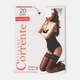 Чулки 20 Den женские Corrente Stockings 20 р.1/2 Черные (2160202762576) - изображение 3