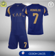 Форма футбольна дитяча Ronaldo (Роналдо) Al-Nasr «Аль-Наср» 2025, р.20 ріст-115-125, синя - зображення 1
