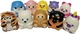 Набор игрушек антистресс Сквиши - Mochi Squishy - 10 шт для разних праздников - изображение 1