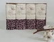 Полотенца Maison D'or 4шт Queen 30x50 Ecru - Dark Lilac - изображение 1