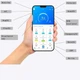 Весы электронные Bluetooth с программой для смартфона черные - изображение 3