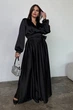 Сукня Jadone Fashion Шико 3XL чорна - зображення 3