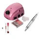 Фрезер для маникюра и педикюра Nail Polisher DM-212, 65 Вт 35000 об/мин (фрезер для аппаратного маникюра) розовый + Масло-карандаш для кутикулы O.P.I - изображение 1