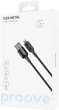 Кабель Proove Flex Metal Lightning 2.4 A 1 м Black (505010001) - изображение 2