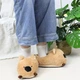 Тапочки-кигуруми Капибара My Kigu Домашние Для Мальчика Мягкие Плюшевые Коричневый 35-41 (М13210) - изображение 1