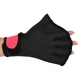 Акваперчатки для аквафитнеса Aquafitness gloves (M074603) L розовый-черный - изображение 5