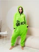 Женская кигуруми взрослая и подростковая Kigurumi Grinch Гринч Похититель Рождества Зеленый XL 175-185 см (1096) - изображение 5