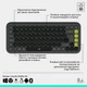 Комплект Logitech POP Icon Combo Bluetooth УКР, сірий (920-013156GR) 293761 - изображение 6