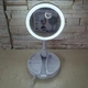 Круглое косметическое зеркало Led Mirror Light с десятикратным увеличением V79-T73 - изображение 4