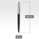 Ручка шариковая Parker JOTTER 17 Bond Street Black CT BP 16 232 - изображение 3