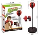 Детский боксерский набор со стойкой Play Set Boxing перчатки, насос высота 105 cм - изображение 1