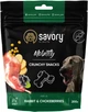 Хрусткі ласощі Savory для здоров'я кісток і суглобів собак, кролик і чорноплідна горобина 200 г (4820232631362)A - зображення 1