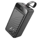 Внешний аккумулятор (павербанк) Hoco J123C Element 60000mAh 22.5W Black - изображение 1