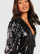 Комбинезон женский Boohoo GZZ27231 38 Черный (KAY2000001553503) - изображение 4