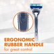 Верстат без змінного леза Gillette Sensor 5 Mens 5 Blade Razors (2 pack) NEW - зображення 6