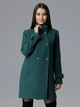 Пальто жіноче Figl M623 L Зелене (5902194357265) - зображення 1