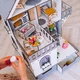 Кукольный домик NestWood Мини коттедж Eco с органайзером с мебелью гостинная (kdl001oe) - изображение 7