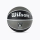 Мяч баскетбольный Wilson NBA TEAM Tribute BRO NETS Серый size 7 (WTB1300XBBRO 7) - изображение 1