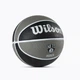 Мяч баскетбольный Wilson NBA TEAM Tribute BRO NETS Серый size 7 (WTB1300XBBRO 7) - изображение 2