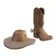 3D Пазл Картонный Cartonic Western Hat And Boot 210 деталей - изображение 1