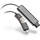 Переходник DA75 USB > QD для гарнитур EncorePro, USB-A, USB-C, черный Poly (teh0013723) - изображение 2