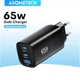 Зарядний пристрій ASOMETECH GaN AST3P 65W - изображение 1