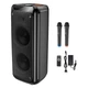Караоке колонка HOCO DS53 Bluetooth 120 Вт з мікрофоном, чорний - зображення 2