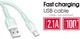 Интерфейсный кабель XO NB212 USB-TypeC 1m Green (38355) - изображение 2