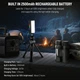 Магнитная портативная ручная лампа для съемки NEEWER TL97C RGB 4,5Вт 11см 2500-8500К с APP управлением - изображение 7