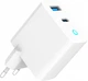 Мережевий зарядний пристрій Gembird PD30W, USB-A+Type-C (TA-UC-PDQC30L-W-01) - зображення 2