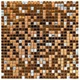 Мозаїка дзеркальна Sticker Wall 298х298х4,5мм SW-00002370 мідна - зображення 1