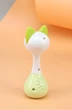 Детская игрушка Hola Погремушка-грызунок кот салатовый 15*9 см (3134 ) - изображение 5