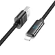 Зарядний кабель USB-Lightning для iPhone / Провід шнур Юсб Лайтнінг для зарядки айфона Apple пристроїв Black D5 - зображення 1