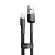 Зарядний кабель USB-Lightning для iPhone / Провід шнур Юсб Лайтнінг для зарядки айфона Apple пристроїв 2м D - зображення 1