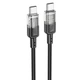 Кабель USB Type-C to USB Type-C / Провод шнур Юсб Тайп си на Юсб Тайп си для быстрой зарядки и передачи данных Black K - изображение 1