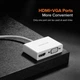 USB Хаб UGREEN Type C to HDMI + VGA Converter, White - изображение 5