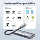 USB Хаб UGREEN CM480 Type-C to USB 3.2 Adapter 10G, Metal Gray - зображення 6