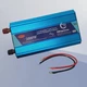 Інвертор 12В 220В 5000 Вт Power Inverter Wimpex з чистою синусоїдою, перетворювач напруги автомобільний з автоматичною зарядкою та USB виходом, для насосів, холодильників, ноутбуків, аудіо- та відеотехніки, WX-5100 - зображення 1