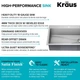 Кухонна мийка Kraus KHT410-33 - зображення 8
