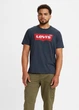 Футболка бавовняна чоловіча Levi's (052176383593) Graphic Setin Neck M синя - зображення 1