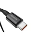 Кабель Baseus Superior Series Fast Charging Data Cable Type-C to Type-C 100W 1m Black (CATYS-B01) - изображение 4
