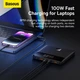 Батарея универсальная Baseus Blade 20000mAh 100W OE, black (PPBL000301) - изображение 7
