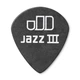 Медиатор Jim Dunlop Tortex Pitch Black Jazz III Pick .73mm 12 шт. (482P.73) - изображение 2