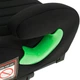 Дитячий бустер для автомобіля SMIKI, isofix, чорне, 125-150 см (7587715) - зображення 3