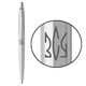 Ручка кулькова Parker JOTTER UKRAINE Stainless Steel CT BP Тризуб ЗСУ (глад.) 16132_T039t - зображення 1