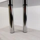 Стол журнальный стеклянный прямоугольный Commus Bravo Light P6 gray-sosnak-2chr50 - изображение 5